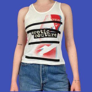 Vintage Jean Paul Gaultier jeans line erotic couture tank